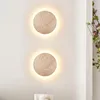 Wall Lamp Nordic Designer Round Natural Stone Lighting Indoor Art Deco Living Room Dining Bedside Hallway Sconces