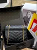 10A Qualité Designers Loulou Toy Bag Chevron Quilted Purse Femmes Véritable Cuir Calfksin Sac À Main De Luxe Bandoulière Noir Bandoulière Sacs À Bandoulière