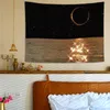 Ins Paesaggio Arazzo Appeso a Parete Panno Stampa 3D Camera da Letto Dormitorio Sfondo Decorativo 240314