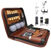 Aides Kit de Golf outil sac de transport multifonction Pu accessoires de Golf ensemble de pochette outil télémètre couteau brosse balle Clip Tee Score