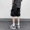 High Street Cargo Shorts for Men Summer Fashion Y2K Retro Pockets Krótkie pnats workowate swobodne bermuda bermuda Masculina 240311
