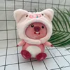 Figurines japonaises en peluche de castor, couvre-chef mignon, pour jeux d'enfants, camarades de jeu, cadeaux de vacances, décoration de la maison, vente en gros