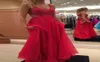 Unique Backless Lace Beaded Evening Gowns Formal Elegant Vneck 30d Chiffon Draped Prom Dress Red Long Special Occasion Women robe4543980