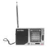 Radio KK9803 FM/MW/SW18 Full 10 Band HiSensitivity Radio Receiver With Folding Kick Attached Carrying Hand Belt for Your Convenienc