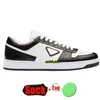 Americas Cup Designer Shoes Downtown Low Top Sneakers Leather Flats Walk Green Black White Casual Trainers Panda Men Women Sports Shoe