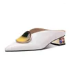 Scarpe eleganti Cresfimix Mulheres De Salto Alto Donna Plus Size Beige Pu Leather Primavera Estate Slip On Heel Lady Casual Cute A281