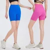 LL Shorts de Yoga Collants d'entraînement Respirants à séchage Rapide en Nylon Tenues Shorts de Sport Taille Haute Push Up Running Casual Biker Cyclisme Shorts de Gym Sportswear Femmes