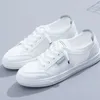 Casual Shoes Women Sneakers Kvinnor Vulcanize Spring Autumn Breattable Flats Solid Color Mesh Young Woman White