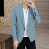 Herrenanzüge HOO 2024 Trendy Slim-Fitting Cool Ribbon Blazer Youth Fashion Handsome