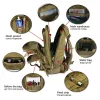 Bags 3P Military Tactical Assault Pack Backpack Army Molle Waterproof Bug Out Bag Small For Outdoor Hiking Camping Hunting Rucksack