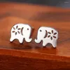 Stud Earrings CAOSHI Cute Women's Elephant Fancy Jewelry For Daily Life Simple Delicate Style Accessories Female Chic Gift