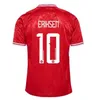 2024 Maillot de football du Danemark 24 25 Coupe d'Europe ERIKSEN HOME ROUGE AWAY BLANC KJAER HOJBJERG CHRISTENSEN SKOV OLSEN BRAITHWAITE DOLBERG Chemises de football