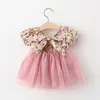 Girl Dresses Summer Baby Dress Party 1st Birthday Tutu Floral Baptism For Girls Clothing Born Clothes Vestidos