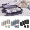 Duffel Väskor 6 stycken Kompressionsförpackning av kuber tvätt för semester utomhus camping