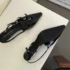 HBP Non-Brand 2024 Designer Frühjahr Neue Mode Schuhe Heels Talons Femmes Einfache Spitz Damen Sandalen