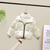 Manteau en duvet pour enfants, veste colorée et brillante, couleur bonbon, garçons et filles, canard blanc, à capuche, Parka en tissu, 2024