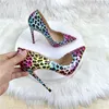 Плюс HBP Leopard не-бренд красочный размер Chaussures Talon New Fashion Stilettos High Heel Womens для женщин