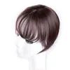 Synthetic Wigs Bangs Black/Light Brown Synthetic Bangs for Women Bang High Temperature Fiber 240328 240327