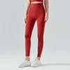 Al yoga dames sport yogabroek running naakt geborsteld hoge taille geen schaamte draad slanke fit elastische gewasbroek