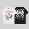 2024 Early Spring New T-shirt American High Street Trendy Brand Hell Star Hip Hop Sun Letter Art Print