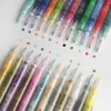 Satser 24Colors Nail Art Graffiti Pen Set Watertproof Drawing Painter Liner Brush Diy Flower Art Abstract Tool Accessories Manicure