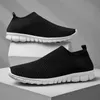 HBP Non-Brand Plus Size Trendy Walking Style Casual Shoes Women Anti-slip Loafers Men Slip-on Fitness Sports Shoes Wholesale Running Shoes