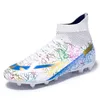 HBP icke-varumärke 2024 Nya fotbollsskor för barn Youth Football Cleats skor Tillverkare Soccer Shoes Long Cleats Broken Cleats