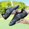 أحذية كرة القدم الأمريكية Field Boots Indoor Foccer for Boy Cleats Sneakers Sneakers Five-A-Side Man Fultralight Sport