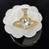 Goud Kleur Kristal Diamanten Broches Groothandel Charme Sieraden Pins Klassieke Designer Liefdescadeau Broches Hoge Kwaliteit Lente Sieraden Broche