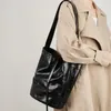 Totes Fashion All-match Secchiello Tote retrò alla moda Borsa grande per pendolari Borsa a tracolla classica da donna in pelle