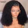 Syntetyczne peruki syntetyczne peruki ludzkie włosy koronkowe peruka czołowa afro perwersyjne 13x4 koronkowe przednie ludzkie włosy peruka wstępnie uruchomiona z włosami Brazylijczykami 240327
