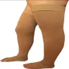 Meias de meias extra grande 3xl 4xl 5xl Mulheres Pressão Meias Anti Veia Varicose Projeto segmentado Elastic Evite escorregando ioga esportiva apertada