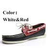 Shoes Men's Genuine Leather Casual Docksides Deck Lace Up Moccain Boat Shoes Loafers For Men Driving Shoes Fashion Women Handmade Shoe