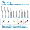 Boxes 5Pcs Fly Tying Tools set Bobbins Hackle Whip Finishers Scissors Bobbin Threader Fly Fishing Tying Supplies kit