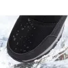 Bottes plate-forme bottes hommes Bottes de neige la cheville en peluche chaude épaississeurs d'hiver mâle 2021 Nouveaux chaussons extérieurs confortables