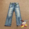 Herrenhose Washed Destroy Vintage ERD Straight Leg Jeans Herren Damen 1:1 Hochwertige Joggerhose