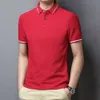 Zomer Heren T-shirt met korte mouwen Poloshirt Business Casual Slank Dun Halfmouwen Onderkant 7una {categorie}