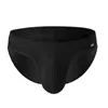 Underpants New Sexy underwear for men Threaded fabric calcinha bikini slip men panties Large pouch U raised mens boxers briefs GTOPX MAN 24319