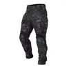 Pantaloni da uomo Pantaloni tattici militari da uomo CP Camouflage Multicam Cargo Pant Casual Combat Army Green con ginocchiere