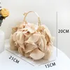 TOTES Fashion Flower Design Kobiet torebka 2024 Crossbody Bag Wysokiej jakości jedwabny wieczór