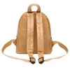 School Bags Unisex Backpack Kraft Paper Bag Foldable Decompressed Washable Tear-Resistant Environmental-Friendly Women & Male