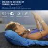 Mat Ultralight Outdoor Camping Uppblåsbar luftmadrass Portable Lunch Rest Sleeping Pad fordon monterad tältbädd Mattor Enskild person