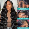 Syntetiska peruker 250 densitet 30 tum HD Transparent 13x4 13x6 PRE PLUCKED BODY WAVE LACE FRONTAL PERUM HUMMA HÅRBRAZILIAN SOM FRONT WID WEMEN 240329