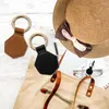 Berets Outdoor Travel Duckbill Hat Clip Pu Leather Leather Leath