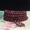 Strand African Pterocarpus Santalinus Creative Lantern Bead Armband