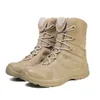 Fitness Shoes Military Boots Male High Top Outdoor Desert Combat Special Forces Absorbing Tactical Marine