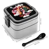 Dinnerware Demon-Anime Demon Japanese Manga Bento Box Compartments Salad Fruit Container Japan Funny Inosuke