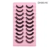 False Eyelashes Cat Eye Lashes Faux Mink Winged End Elongated Fake Soft Natural Long Full Strip