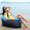 Colchoneta inflable para sofá, sofá perezoso para exteriores, saco de dormir portátil para playa, cojín plegable para sofá de aire individual, productos de viaje, colchoneta para sofá de aire para acampar