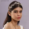 Tiaras Nowa panna młoda Wedding Hair Akcesoria Kobiety Biżuteria